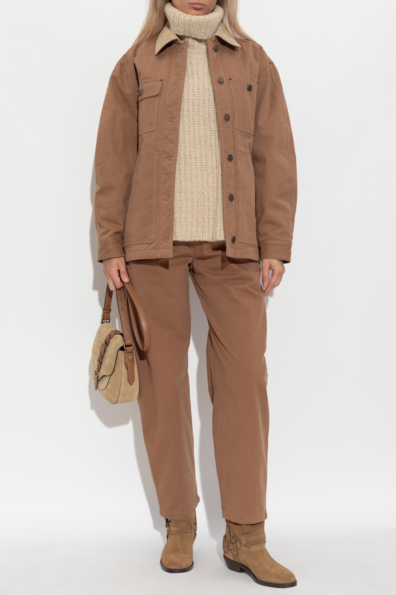 ジャケット Isabel Marant Camel Denim Ninon Jacket Brown Jacket `Ninon` Isabel Marant - Vitkac GB